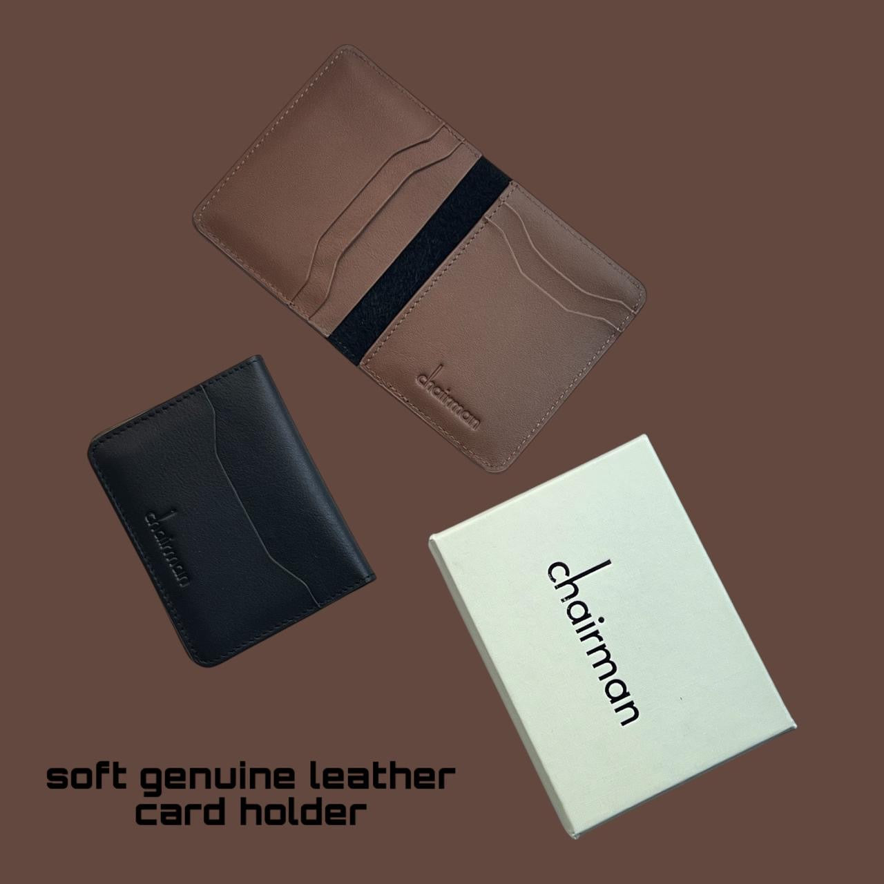 A beautiful leather card wallet