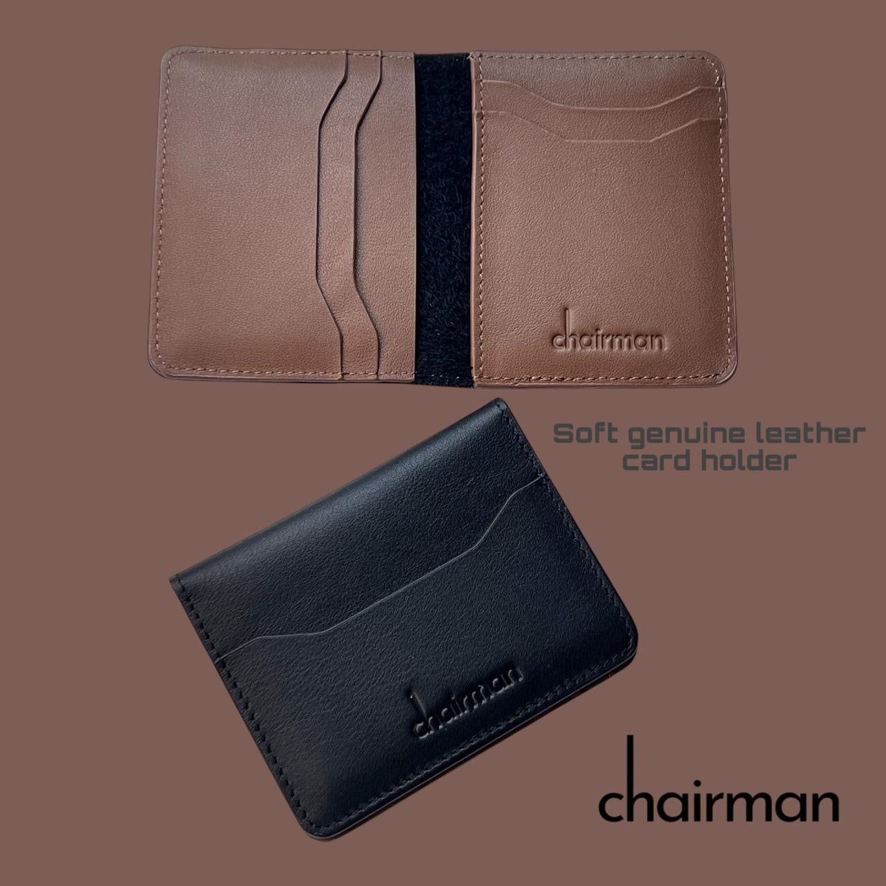 A beautiful leather card wallet