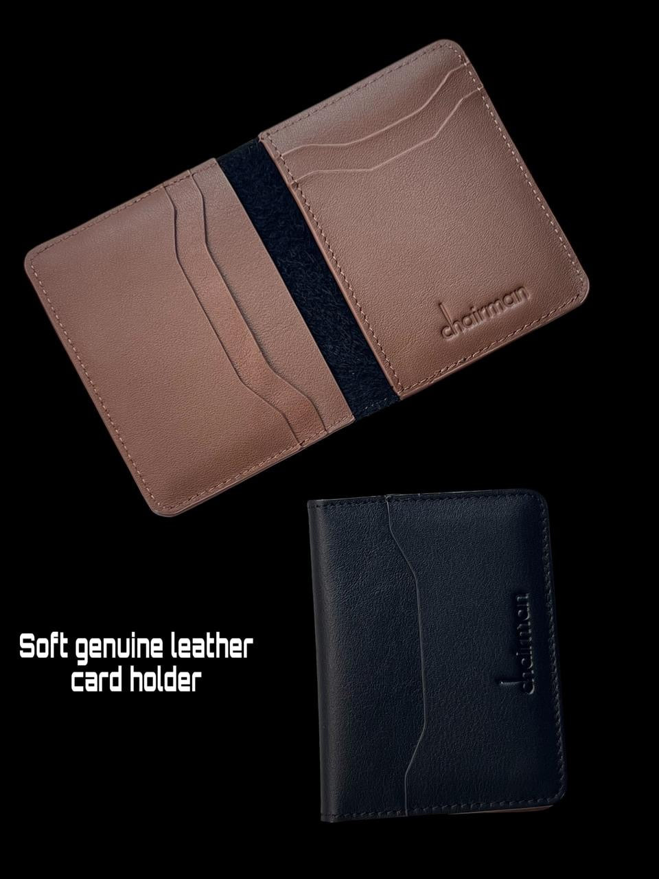 A beautiful leather card wallet